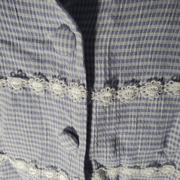 Vintage Maggy London Petites Top Size 10  Made In USA - Picture 2 of 4